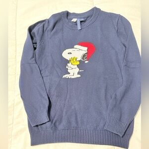 Peanuts boys Blue Sweater with Snoopy Design